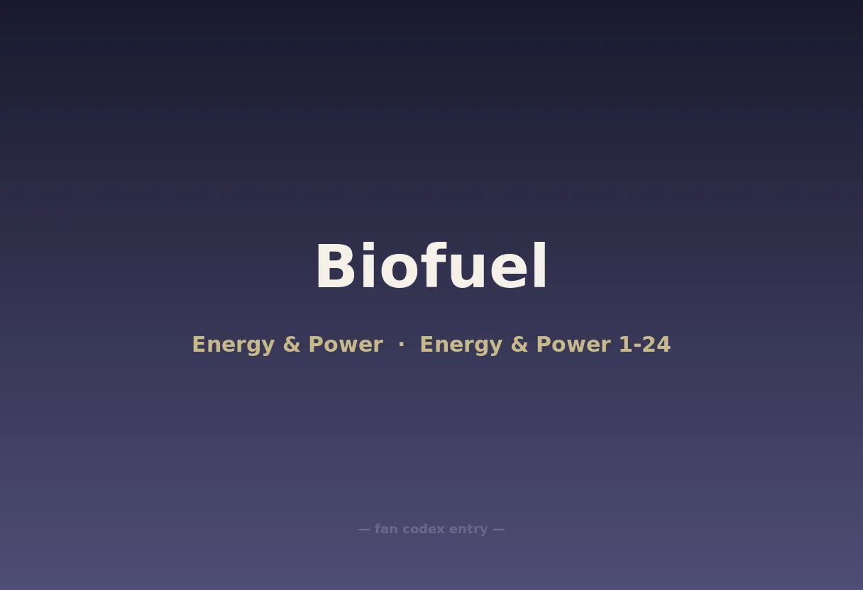 Biofuel
