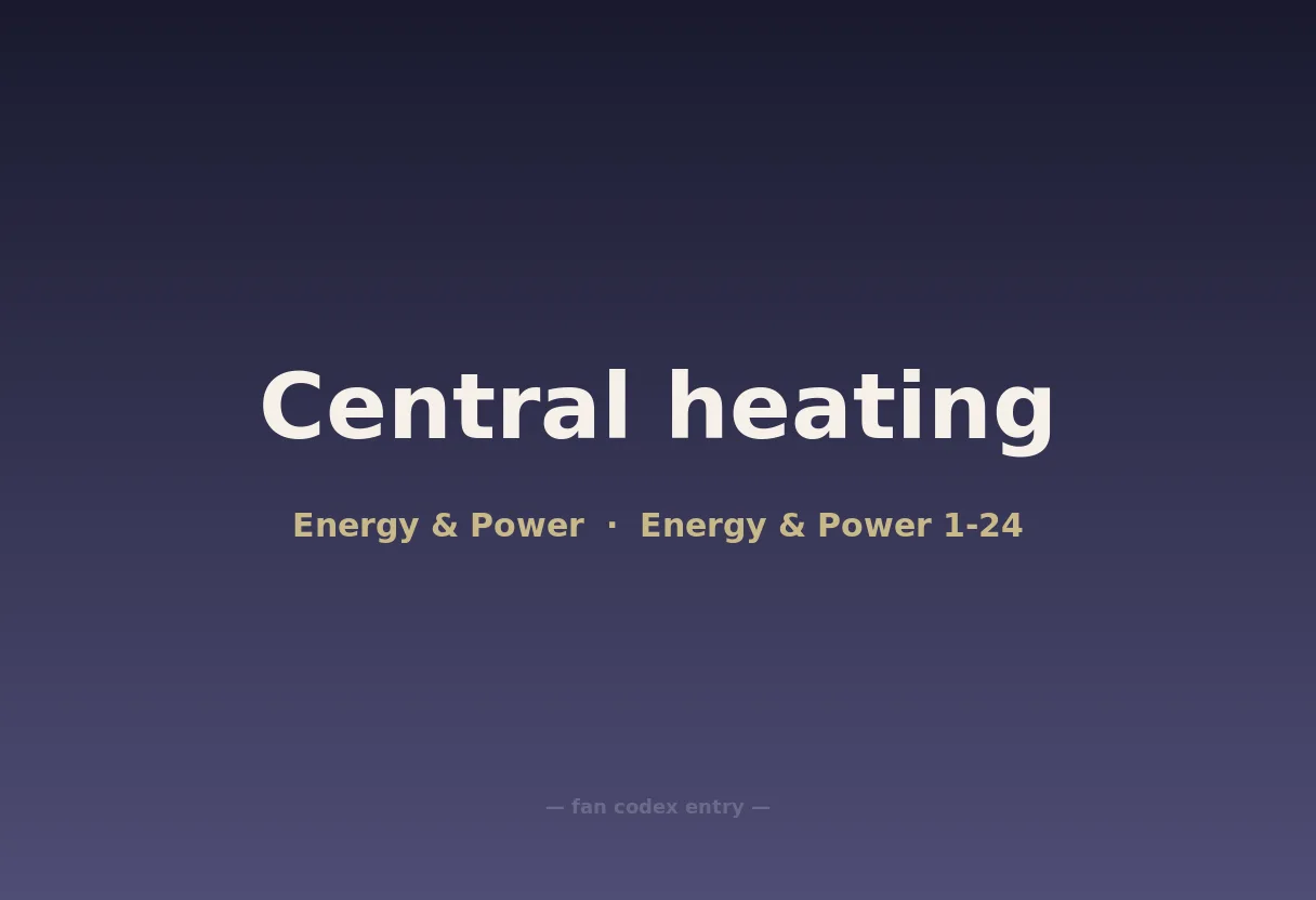 Central heating