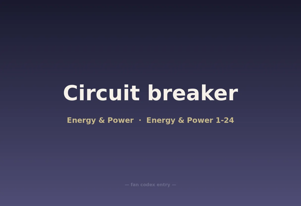 Circuit breaker