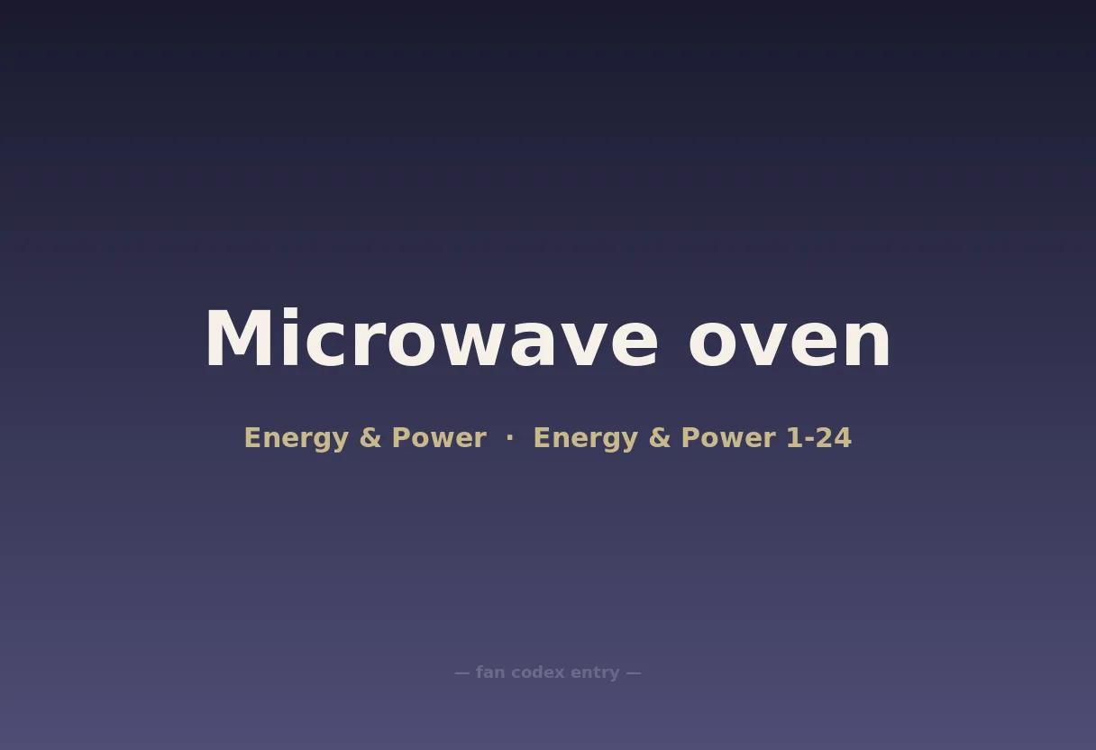 Microwave oven
