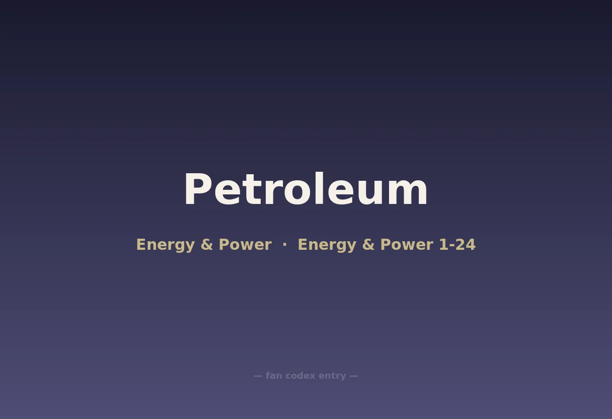Petroleum