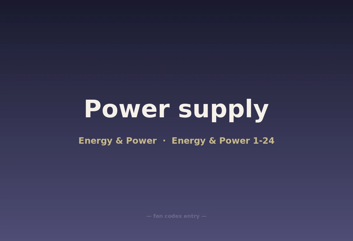 Power supply
