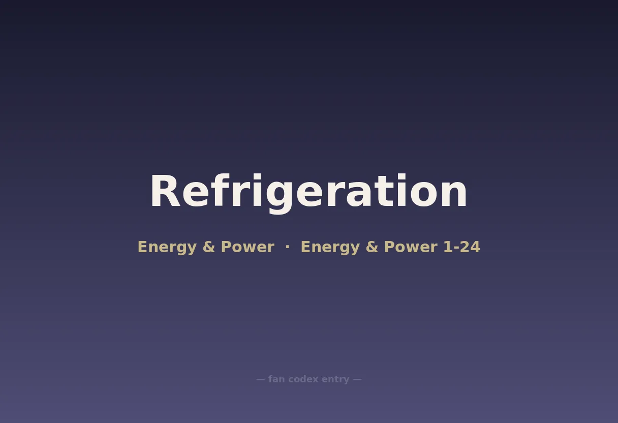 Refrigeration