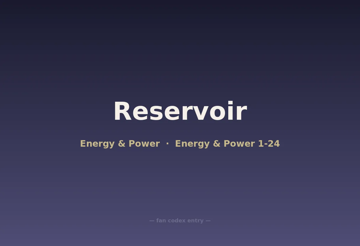 Reservoir